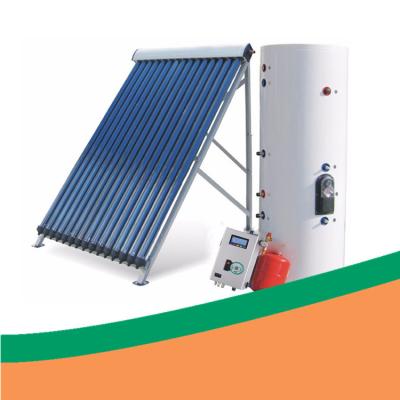 China BABY SUN Heat Pipe Solar Collector Double Copper Coil Solar Water Heater for sale