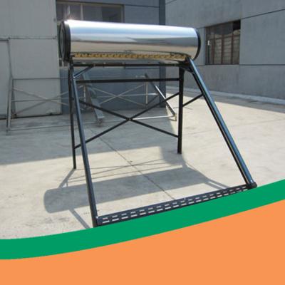 China Antifreeze Copper Pipe 30 Tube 10 Tube Solar Water Heater For 6 Person for sale