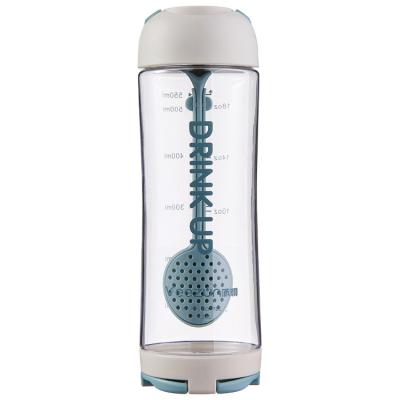 China Sustainable Fruit Infuser Water Bottle Manufacturing Factory Flask Eco Friendly Drinking Water Bottles for sale