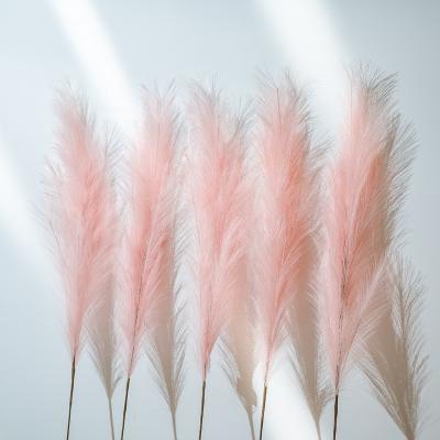 China Celebration Factory Supply High Quality Artificial Pampas Grass Home Wedding Decoration Feather Silk Fake Pampas Grass Big Gift Decor for sale