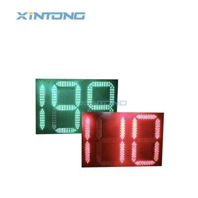 China City Road XINTONG Waterproof IP67 Time Meter LED Road Safety Signal Light for sale