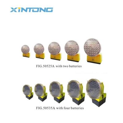 China City Road XINTONG LED Solar Rotating Traffic Warning Light High Intensity Products for sale