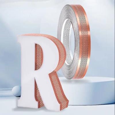 China Trim Cap Signage 10cm 12cm 14cm Trimless Channel Letter Coil for sale