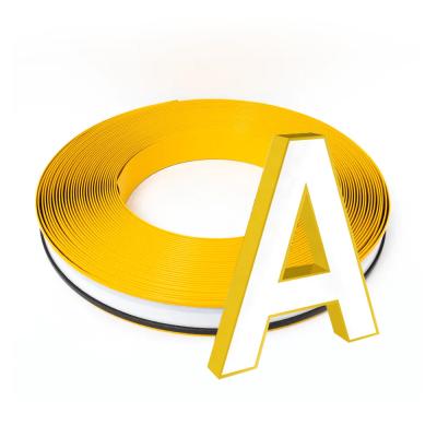 China 0.5mm Thickness Channel Letter Coil Yellow Channelume Aluminum for sale