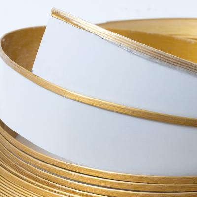 China Wedding Aluminium Channel Letter Coil Gold Trim Cap Roll 100 Meter for sale