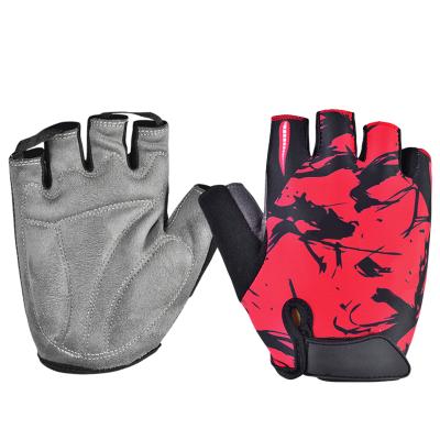 China 2021 Hot Selling Cycling Gloves Factory Price Half Finger Sport Cycling Gloves Breathable Half Finger Gloves for sale