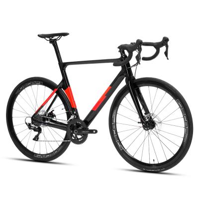 China Hot Selling 2021 22S Carbon Fiber Travel Bike 700c Carbon Fiber Frame Road Bike Complete Bike for sale