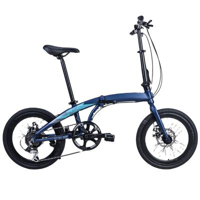 China Chrome-molybdenum steel factory wholesale children's bicycle aluminum alloy folding car ultra light folding car for sale