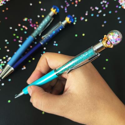 China Office & School Pen Customized Cute Diamonds Crystal Signature Pen for sale