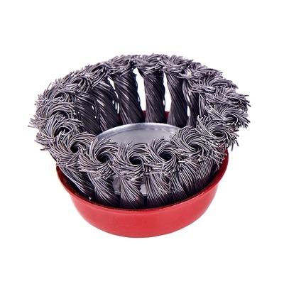 China Pen Shape Brush Wholesale Substantial 3inch 4inch Cup Knot and Crimped Steel Wire Brush for Metal Polish for sale