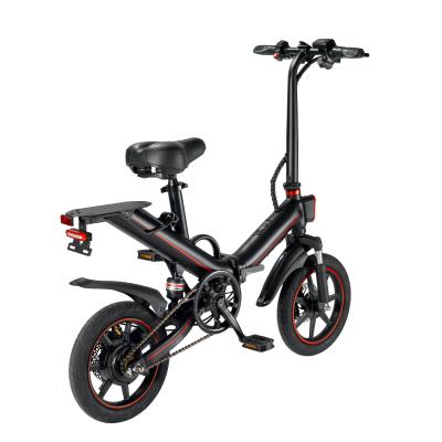 China European Warehouse 2021 Mini Light Weight Folding Electric Bike 400W Electric Adult E-Bike With Pedal Assist for sale