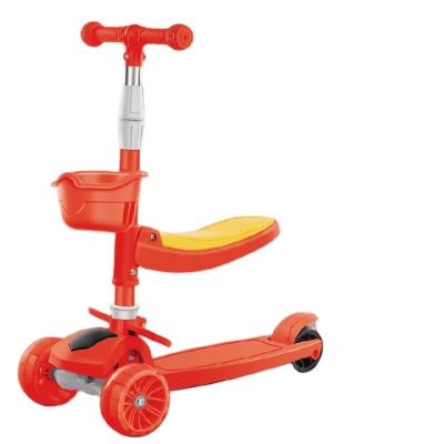 China Children's Multi-Function Car Child Pedal Yo-Yo Outdoor Car Toy Three-in-One Box Seat 5cm Hummer Wheel Flashing Scooter for sale