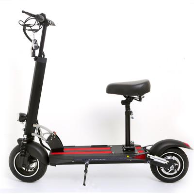 China Unisex Adult Foldable Electric Scooter With Seat 48V 500W Electric Kick Scooter Best Quality Electric Scooter for sale