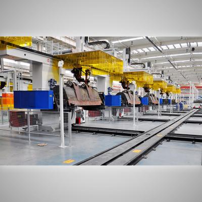 Chine Fabrication avancée et soudage intelligent - ligne de fabrication de soudage par robot à seau à vendre