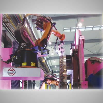 China Verwarmingssysteem voor turbinebladen met robot Te koop