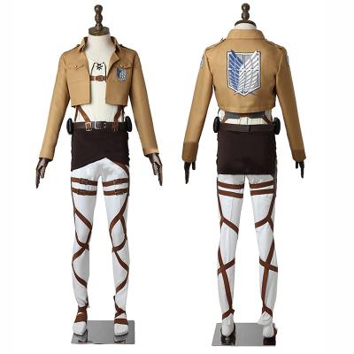 China Custom Halloween Attack On Titan Mikasa Ackerman Cosplay Jackets Coats Top Anime Cosplay Costume ecoparty for sale