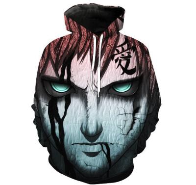 China QUICK DRY ecoparty 3D printing custom made Japanese Anime Kakashi hoodies men for sale