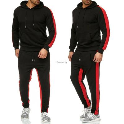 China Hot Selling 2 Piece Sweat-Wicking Pants Jogger Men's Oversized Cropped Hoodie Set Autumn And Winter Pure Color Men's 5pcs Dropshippping for sale