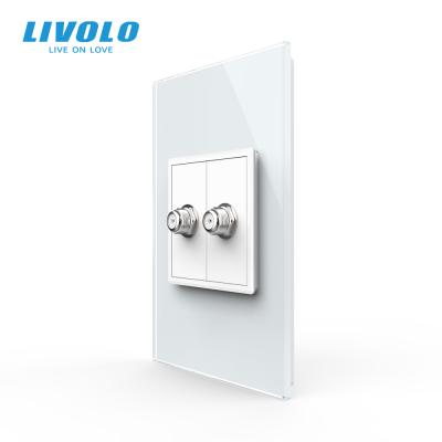 China Livolo C9 Series Residential / Multipurpose Patented 2020 New Products Satellite TV Dual Antenna Smart Plug for sale