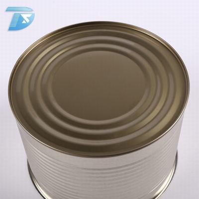 China 1.88kg Easy Open Recycled Tin Cans Christmas Small Round Easy Open Tin Can With Lid For Tomato Sauce Fruit for sale