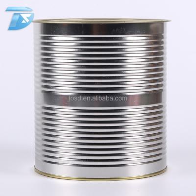 China Wholesale Easy Open Round 3kg Tinplate For Tomato Sauce, Fruit Preserve, Bean Tin Cans For Food Canning Packaging for sale