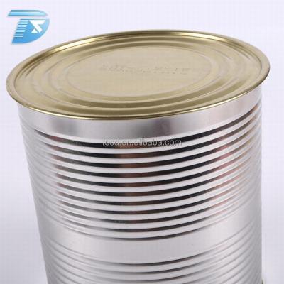 China Easy Open Metal Round Shape Latas Para Conservas Alimentares Milk Based Mix Tin Tomato Sauce Box Sizes Easy Open Cans Used For Food for sale