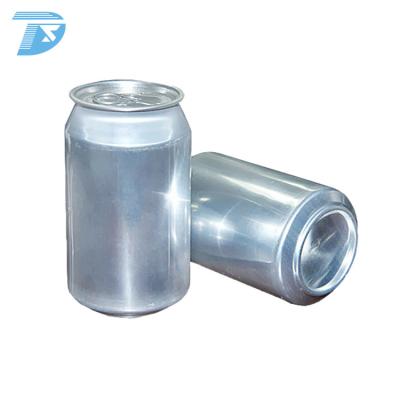 China Blank round beer lot 250ml empty truncated beer aluminum cans drink beverage goods can drink for sale