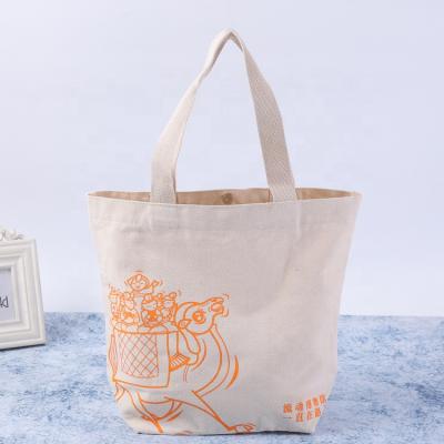 China Wholesale Cute Design Cotton Canvas Dog Tote Bag Fashion Cotton Canvas Handled Shopping Bag for sale