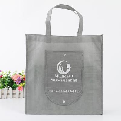 China Handle Logo Non Woven Shopping Customized Recyclable Eco Friendly ToteBag for sale