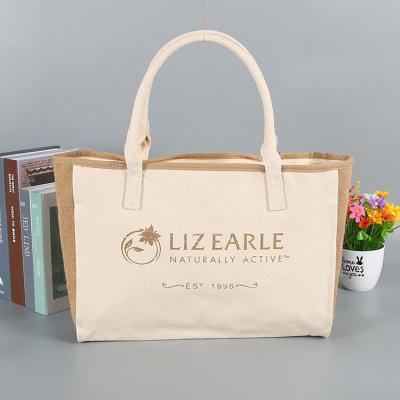 China Heavy Duty Durable Cotton Tote Canvas Shopping Bags Handle Can Be Customized for sale