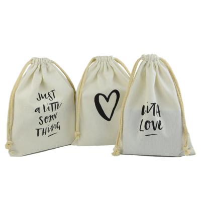 China New Eco-Friendly Material Customized Canvas Bag Canvas Reusable Cotton Drawstring Gift Loaf Bread Bags for sale