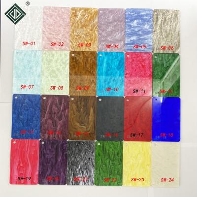 China 3MM Thickness Color Flow Pattern Acrylic Acrylic Sheet/Bead Starry Sky/Marble PMMA Cloud For Key Chain/Hanging Decoration/Amulet 4X8feet for sale