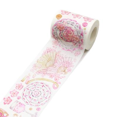 China Diary Decorative Weekly Decorative Pet Sticker Transparent Washi Tape for DIY for sale