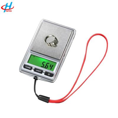 China ABS + Stainless Steel DS-22 0.1g 0.01g Mini Dual Capacity Pocket Digital Scale for sale