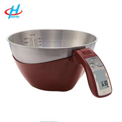 China EK6550 Stainless Steel Kitchen Scale Digital Scale 5kg/1g Digital Kitchen Scale Weighing for sale