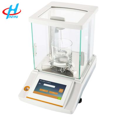 China Weight Function Gravity and Density Electronic Balance Precision Analytical Balance 0.1mg for sale