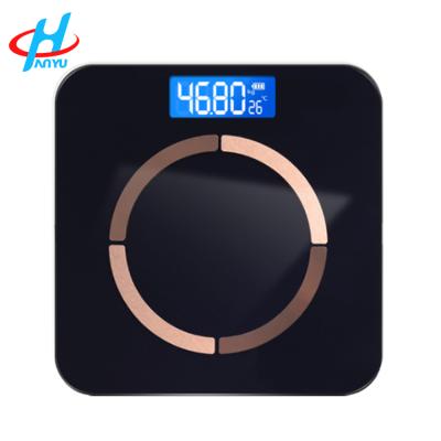 China Tempered Glass Body Fat Scale BMI Scales Smart Digital Bathroom Analyzer for sale