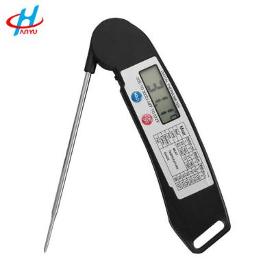 China HY-DT081 Outdoor Folding Digital Barbecue Food Meat Thermometer for sale