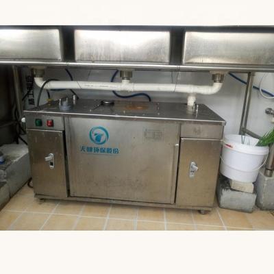 China Restaurant Kitchen Inductry High Efficiency SUS 304 Stainless Steel Automatic High Quality Grease Trap For Restaurant for sale