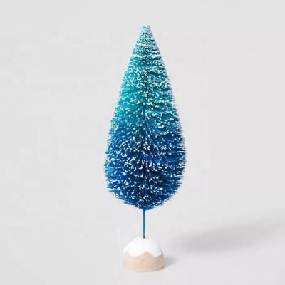 China Durable Indoor Christmas Tree 4 Decor 12 X 4 X Xmas Table Home Decoration Blue Inches for sale