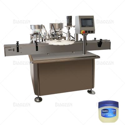 China Automatic Food Biaozan Machine Tomato Sauce Pot Cream Filling Capping Filling And Capping Machine for sale