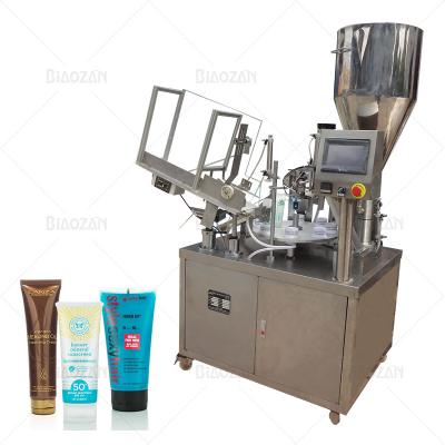 China Automatic Cosmetic Toothpaste Filling Machine Food Tube Machine Filling Sealing Equipment Manufacturers for sale