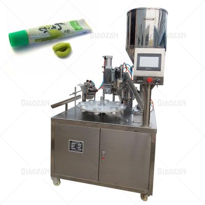 China HTGF-50 semi automatic food soft tube filling sealing machine plastic tube filling machine for sale for sale