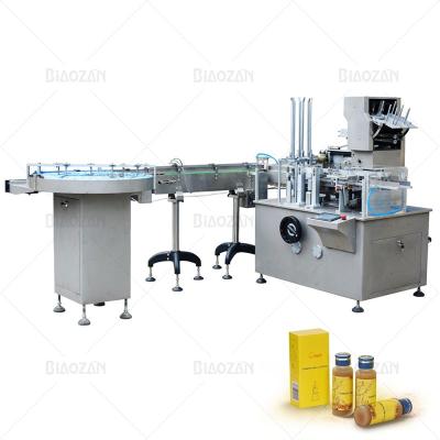 China Food Perfume Bottle Coffee Capsule Box Packaging Machine Full Automatic Cosmetic Vertical Wrapping Cartoning Machine for sale