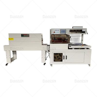 China Automatic cutting food heat shrink machine sealing line sealed on edge shrinkager for sale