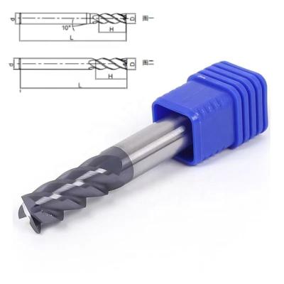 China CNC Process ZCC CT High quality cemented carbide four-tooth flat end milling cutter GM-4E-D2.5S for sale