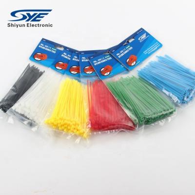 China Weather Resistant CE UL PA66 RoHS Plastic Wire Ties Self Locking Nylon Cable Tie for sale