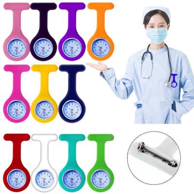 China Amazon Hot Selling Pocket Breast Silicone Watch Colorful Portable Waterproof Nurse Water Resistant for sale