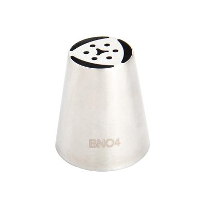 China BNO4 Cake Spout Cake Icing Spout Set Russian 304 Stainless Steel Cake Decorating Nozzle Tips Baking Tools for sale