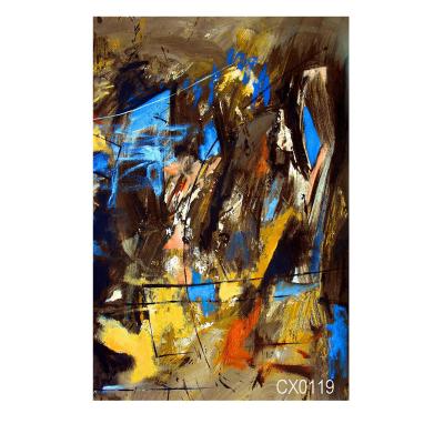 China Modern Home Decorative Hand Painted Canvas Wall Art Abstract Modern Oil Painting Reproduction for sale